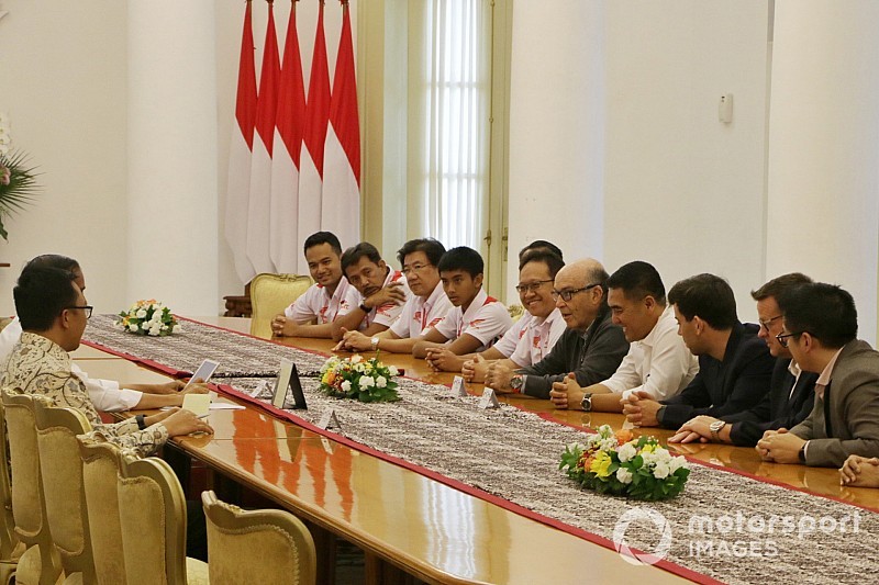 Temui Jokowi, Dorna bahas MotoGP Mandalika