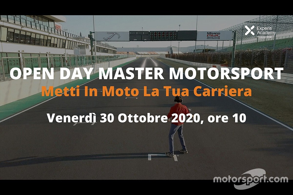 Experis Academy lancia l’Open Day Master Motorsport