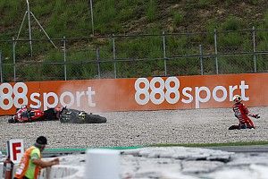 Dovizioso ve posibilidades del título a pesar del accidente