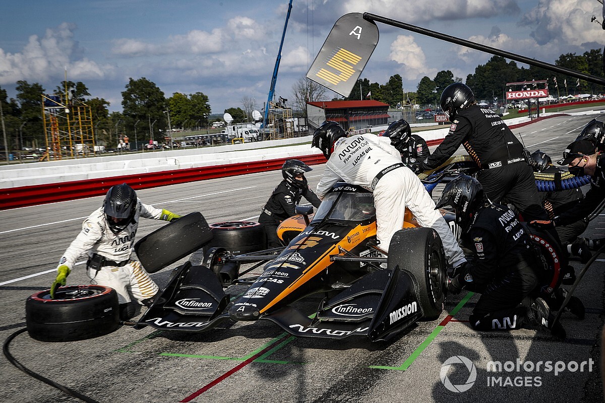 O'Ward y el problema que lo relegó al final en Mid-Ohio