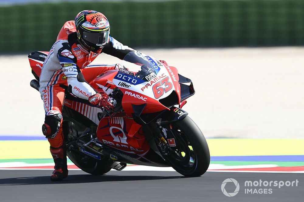 Bagnaia wasn't expecting podium a month after leg break