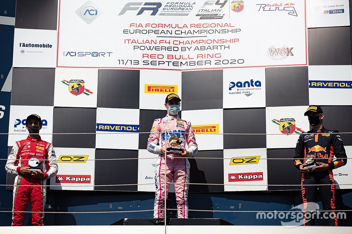 F4, Red Bull RIng, Gara 1: Duerksen vince dalla pole