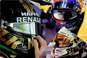 GALERI: Helm spesial para pembalap F1 2018