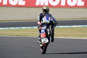 Moto3 Jepang: Bezzecchi pangkas poin, Martin gagal finis