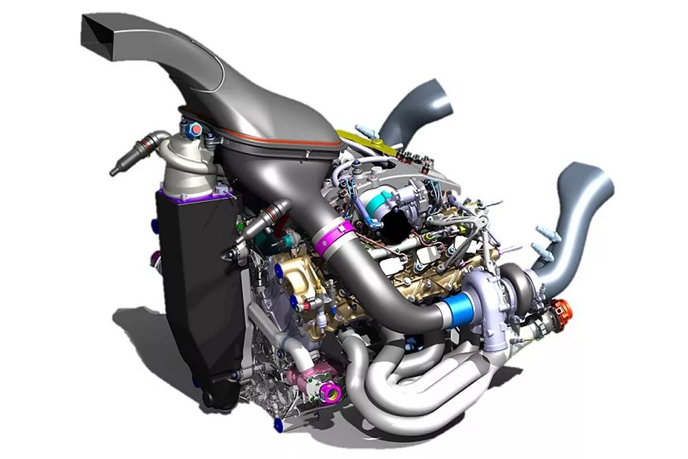 BMW M Hybrid V8 LMDh, motore P66/3