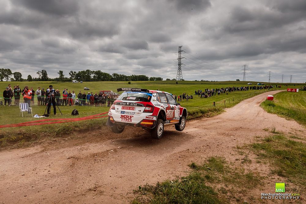 Efren Llarena, Sara Fernandez, Skoda Fabia Rally2 evo