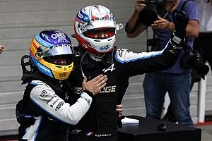 Ocon dice que su triunfo fue "un trabajo de equipo" con Alonso