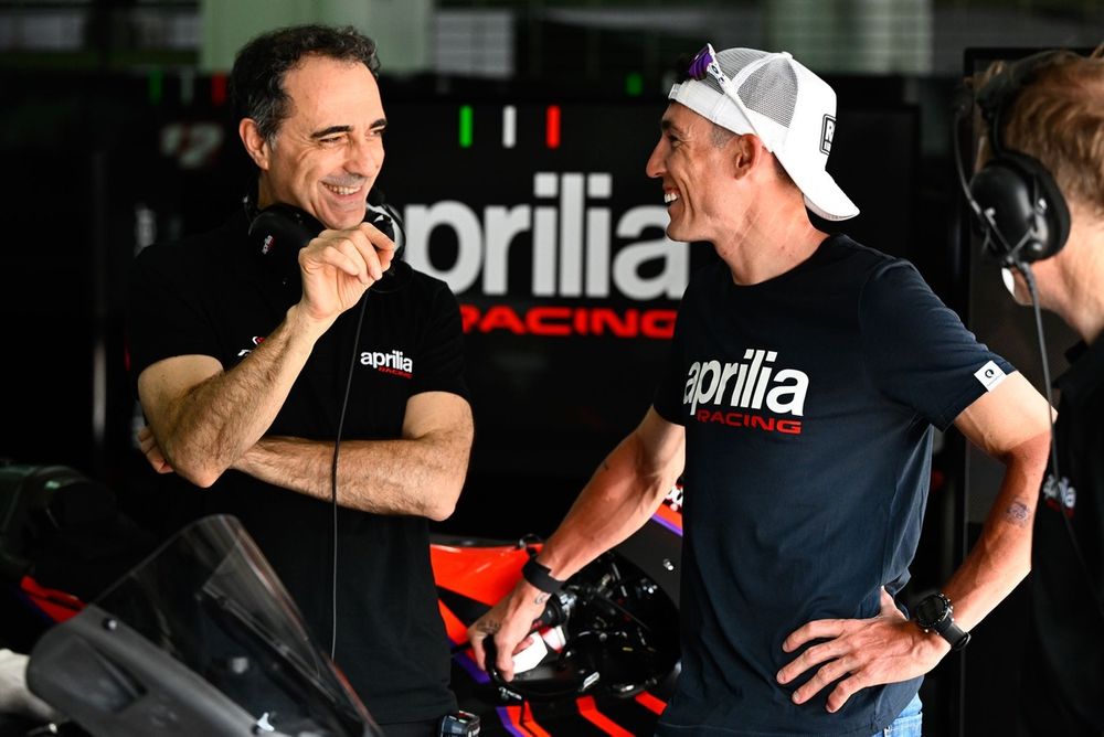 Romano Albesiano, Director Técnico de Aprilia, Aleix Espargaró, Aprilia Racing