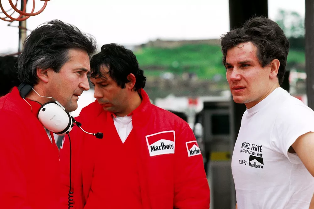 Hughes de Chaunac,  ORECA Team Manager,  Michel Ferte, ORECA March