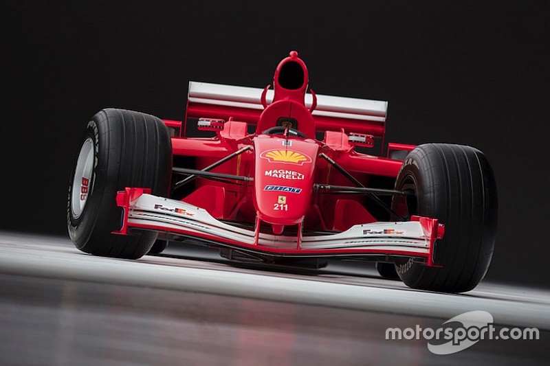 La Ferrari F2001 di Schumi venduta all'asta per oltre 7 milioni di dollari