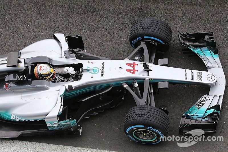Video: Lewis Hamilton beim Shakedown des Mercedes W08 in Silverstone