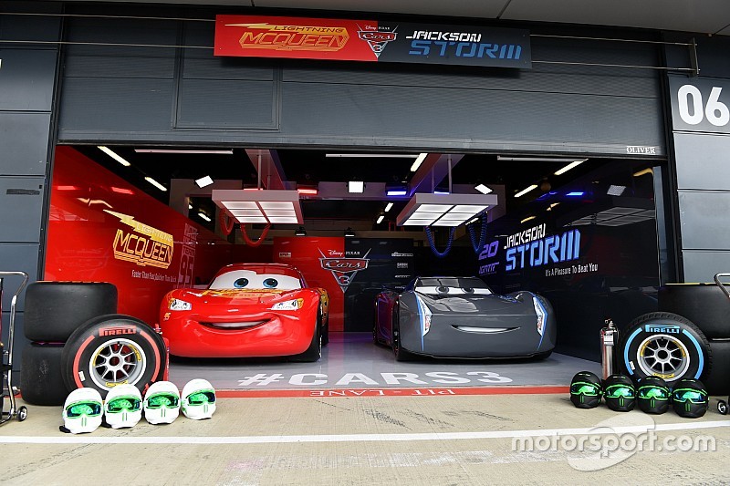 GALERI: Lightning McQueen dan Jackson Storm datang ke Silverstone