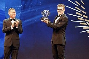 Hansen named 2016 Rookie of the Year at FIA Gala