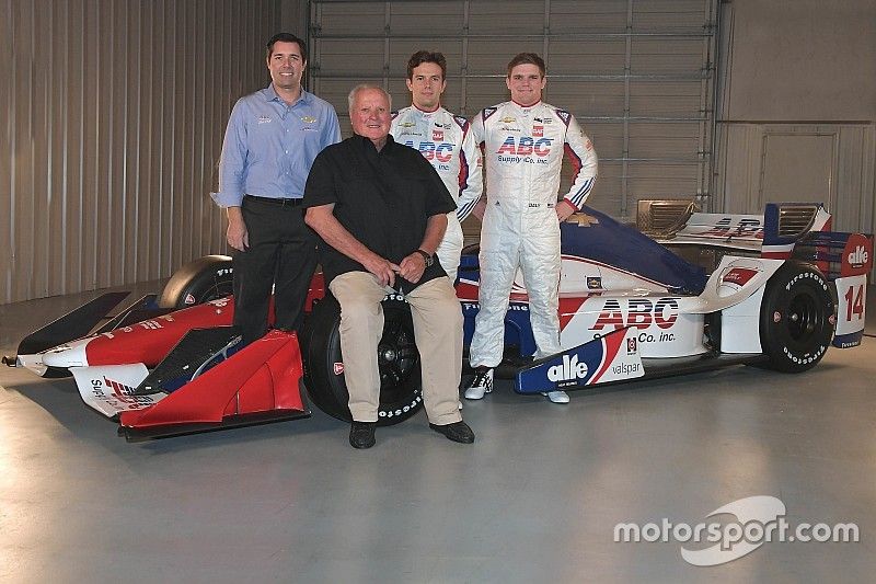 Larry Foyt, A.J. Foyt, Carlos Munoz and Conor Daly