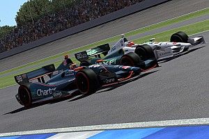 Simracing video: Wim Klop wint zijn eerste SRVN IndyCar-wedstrijd