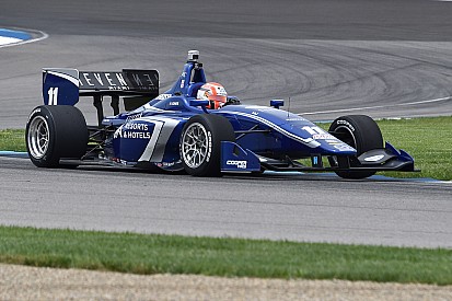Jones blitzes Indy Lights rivals to grab IMS pole