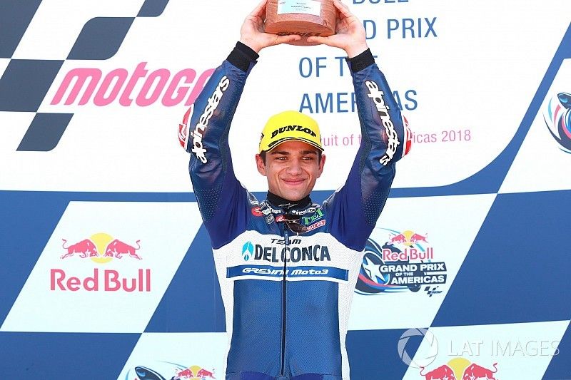 Podium: ganador, Jorge Martin, Del Conca Gresini Racing Moto3