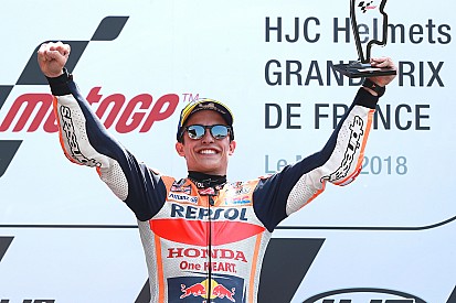 Le Mans MotoGP: Marquez wins, Dovizioso and Zarco crash