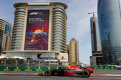 Verstappen explicó el problema que puso fin al viernes de Red Bull en Bakú