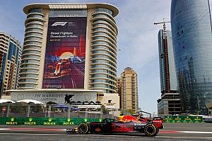 Verstappen explicó el problema que puso fin al viernes de Red Bull en Bakú