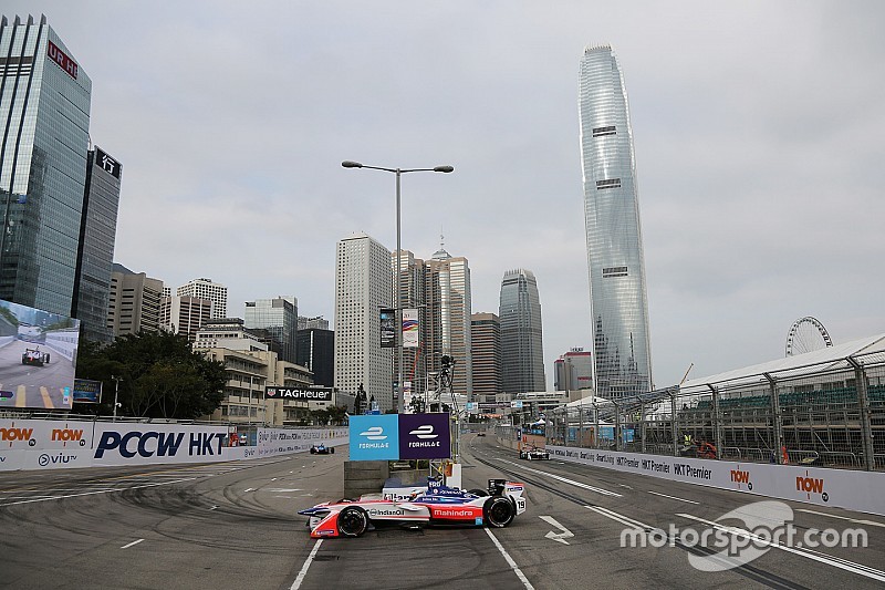 香港ePrix周日排位赛:罗森奎斯特克服侧滑摘下杆位