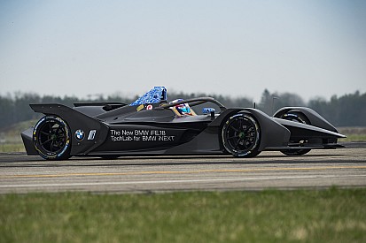 First BMW Formula E car completes maiden run
