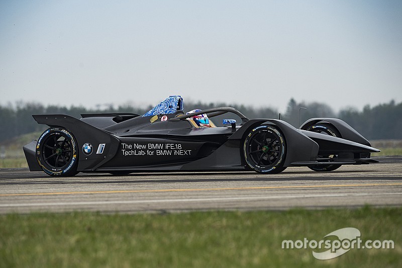 First BMW Formula E car completes maiden run