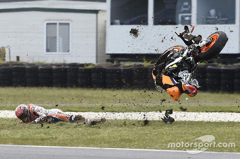 Chute de Marc Marquez, Repsol Honda Team