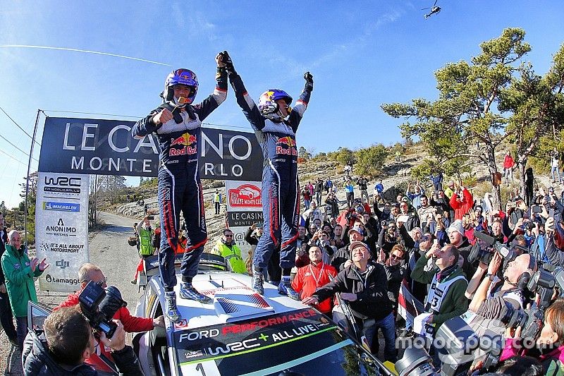 Les vainqueurs Sébastien Ogier, Julien Ingrassia, Ford Fiesta WRC, M-Sport Ford