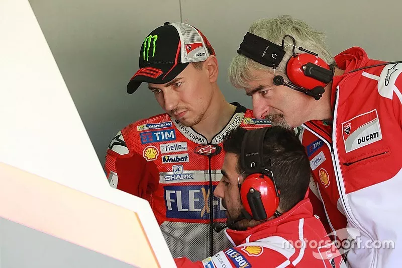 Jorge Lorenzo, Ducati Team, Gigi Dall'Igna, Ducati Team General Manager