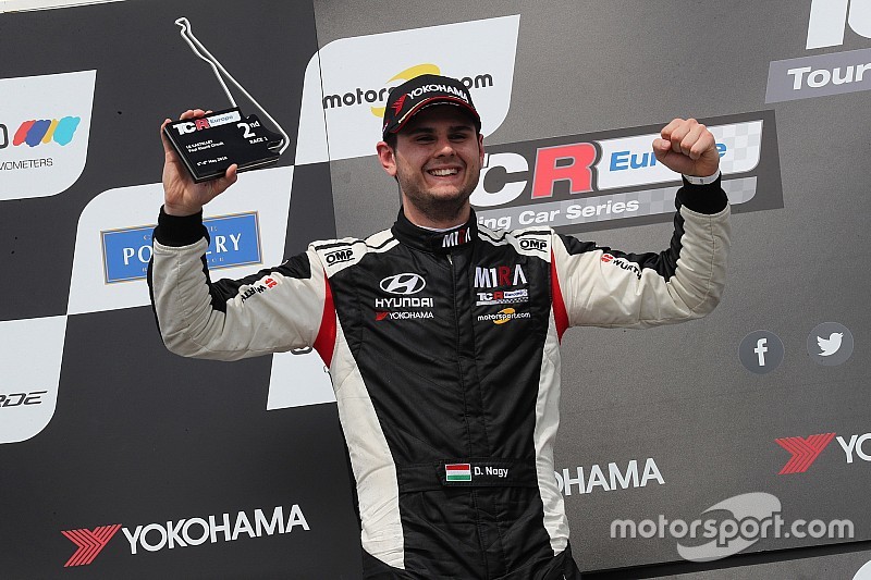 Dobogós eredménnyel debütált Nagy Dani és a M1RA a TCR Europe-ban