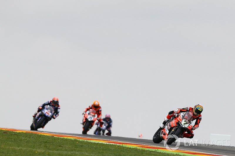 Aragon WSBK: Davies wins as Fores crashes from lead