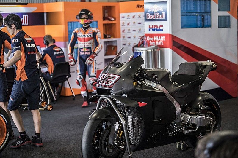 La moto di Marc Marquez, Repsol Honda Team