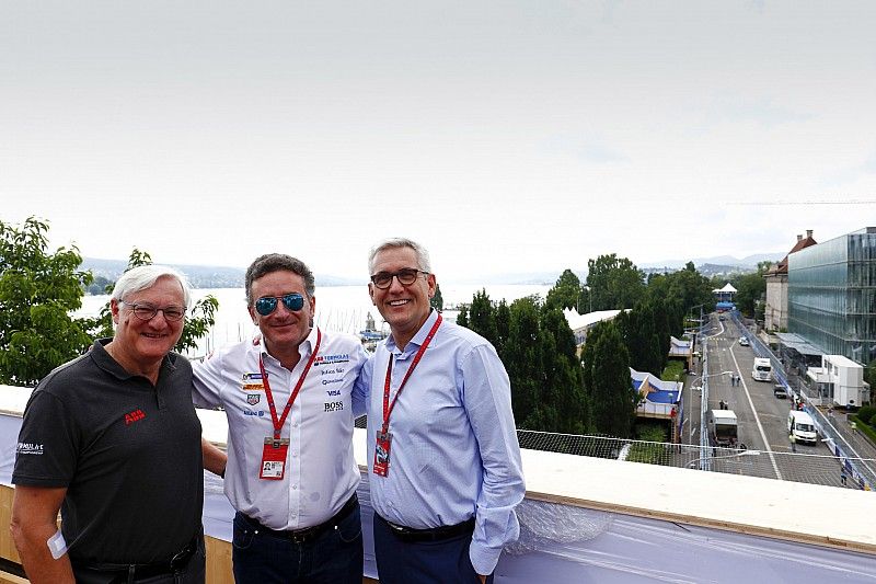 Alejandro Agag, CEO, Formula E, con Ulrich Spiesshofer, Cheif Executive Officer, ABB