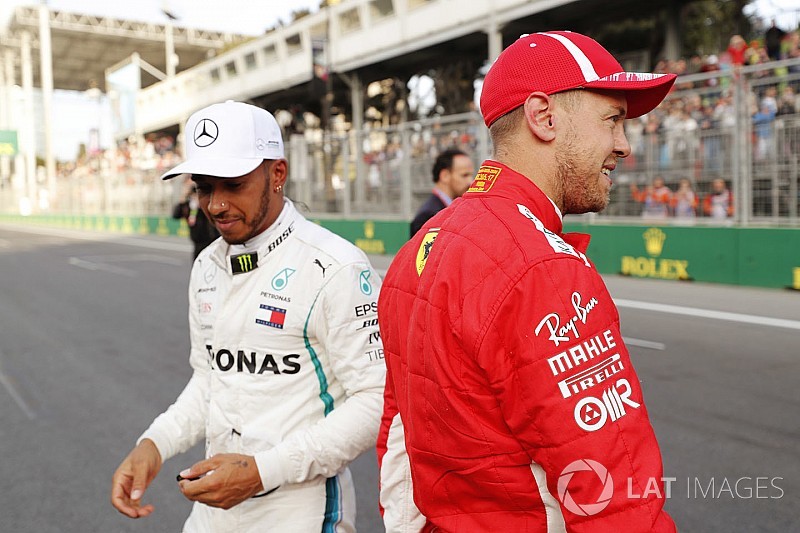 Vettel: "Hamilton in Ferrari? Non ho veti, ma io sono contento con Kimi"