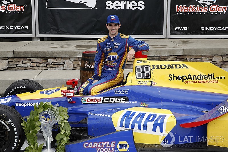 Rossi "si content" de s'imposer à Watkins Glen