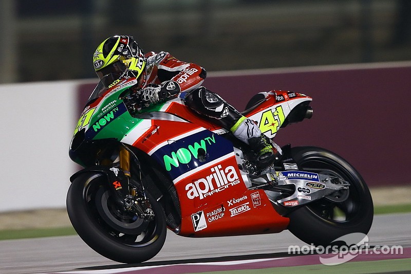 Aprilia, Albesiano: "Dobbiamo migliorare la trazione a moto quasi dritta"