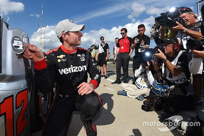 Ganador de la pole Will Power, Team Penske Chevrolet