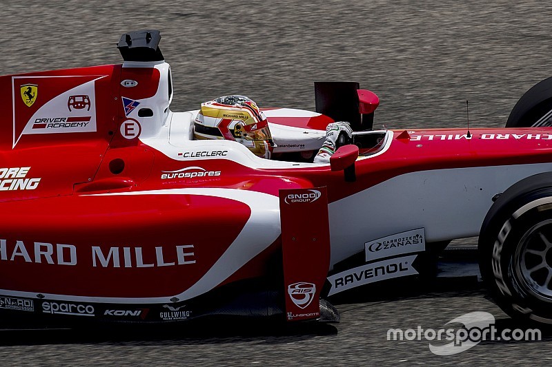 F2 Barcelona: Leclerc snelste in training, De Vries P7