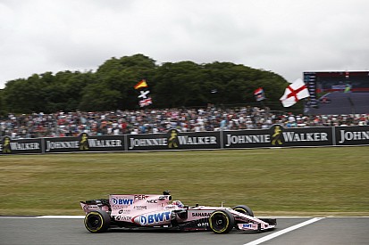Pérez reconoce que cometió un error en la largada en Silverstone
