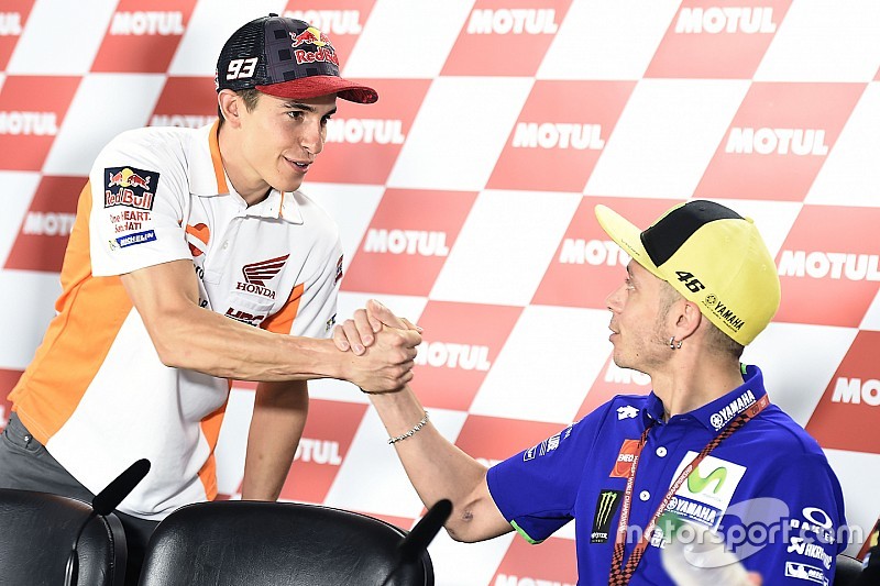 Marquez puji Rossi dan anggap Vinales rival utama
