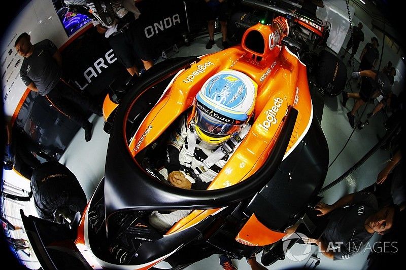 Layar digital bisa terpasang pada Halo mobil F1