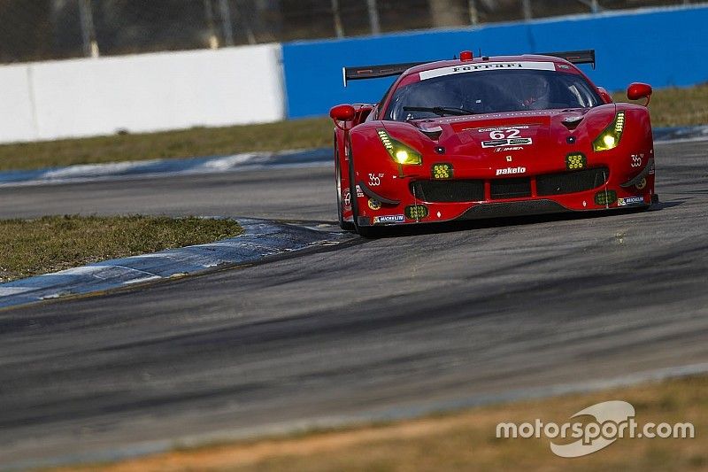 #62 Risi Competizione Ferrari 488 GTE: Toni Vilander, Giancarlo Fisichella, James Calado