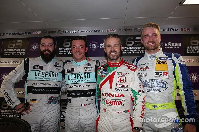 Stefano Comini, Jean-Karl Vernay, Tiago Monteiro e Antti Buri