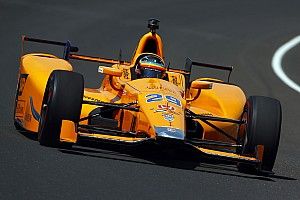 Indy 500 2017: Fernando Alonso im Rookie-Training an der Spitze