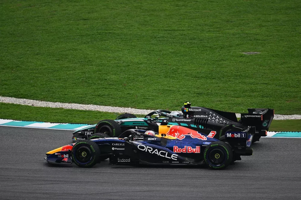 Andrea Kimi Antonelli, Mercedes, Max Verstappen, Red Bull Racing
