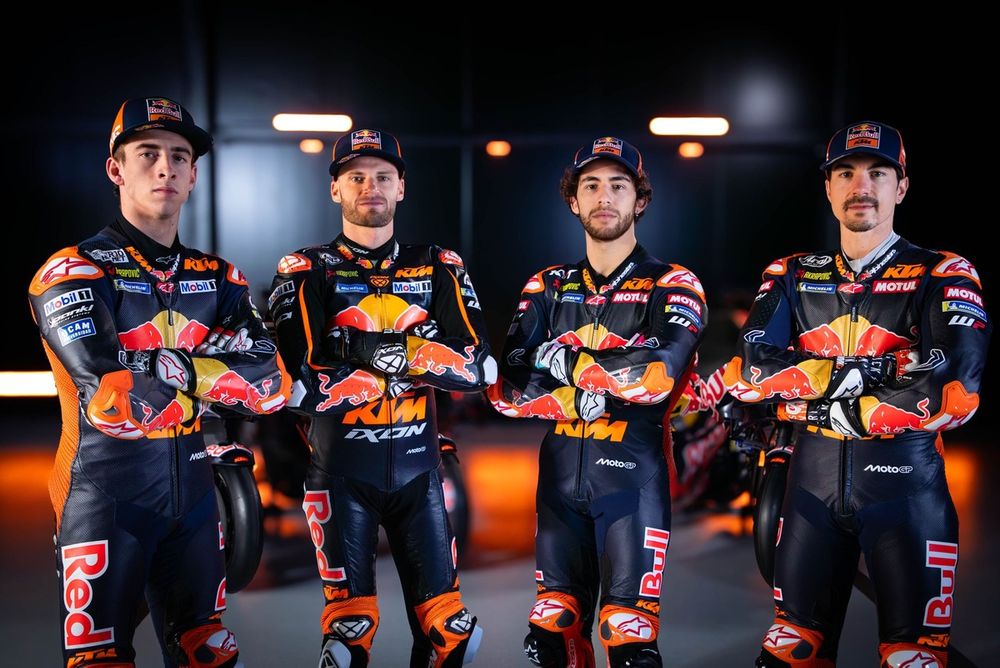 Pedro Acosta, Brad Binder, Red Bull KTM Factory Racing, Enea Bastianini, Maverick Vi&ntilde;ales, Red Bull KTM Tech3