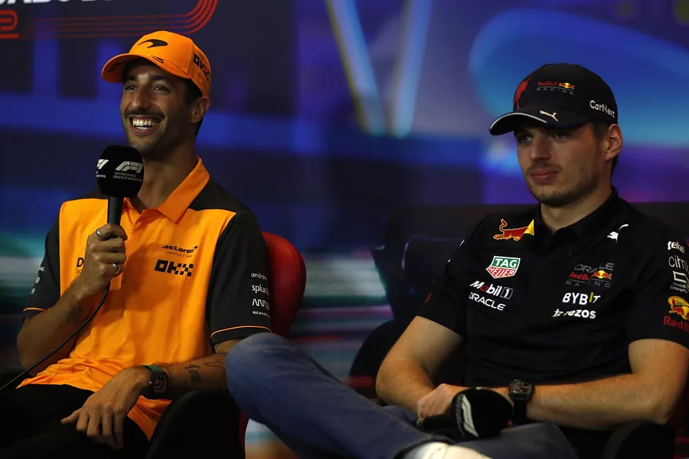Daniel Ricciardo, McLaren Max Verstappen, Red Bull Racing 