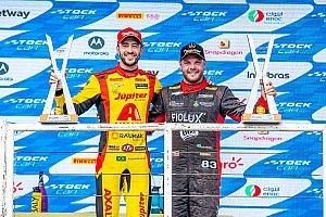 Stock Car: Casagrande e Robe celebram vitória na Corrida de Duplas