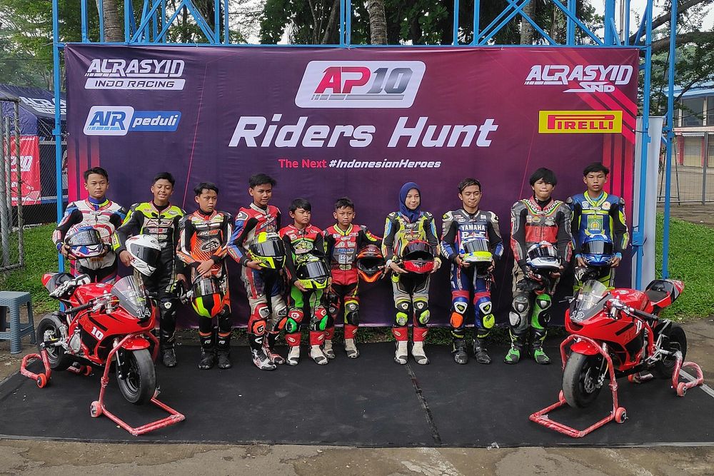 Seleksi pembalap Alrasyid Indo Racing diselenggarakan di Sirkuit Karting Internasional Sentul, Senin (1/11/2021)